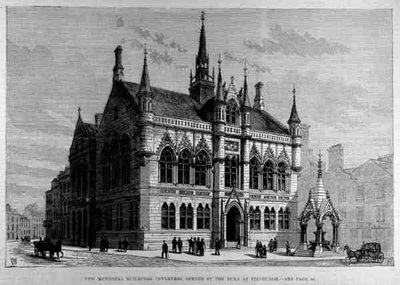 New Municipal Buildings, Inverness: Opened by the Duke of Edinburgh by English School